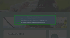 Desktop Screenshot of fundacionmhg.org