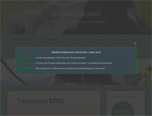 Tablet Screenshot of fundacionmhg.org
